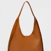 Bolso Heather en efecto cuero graneado Cuoio