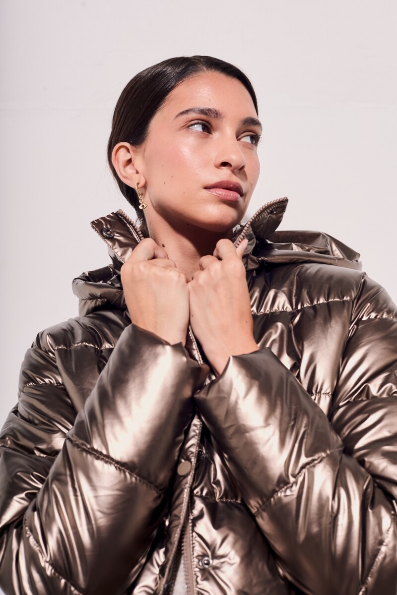 Campera Engomada Water Repellent Cobre