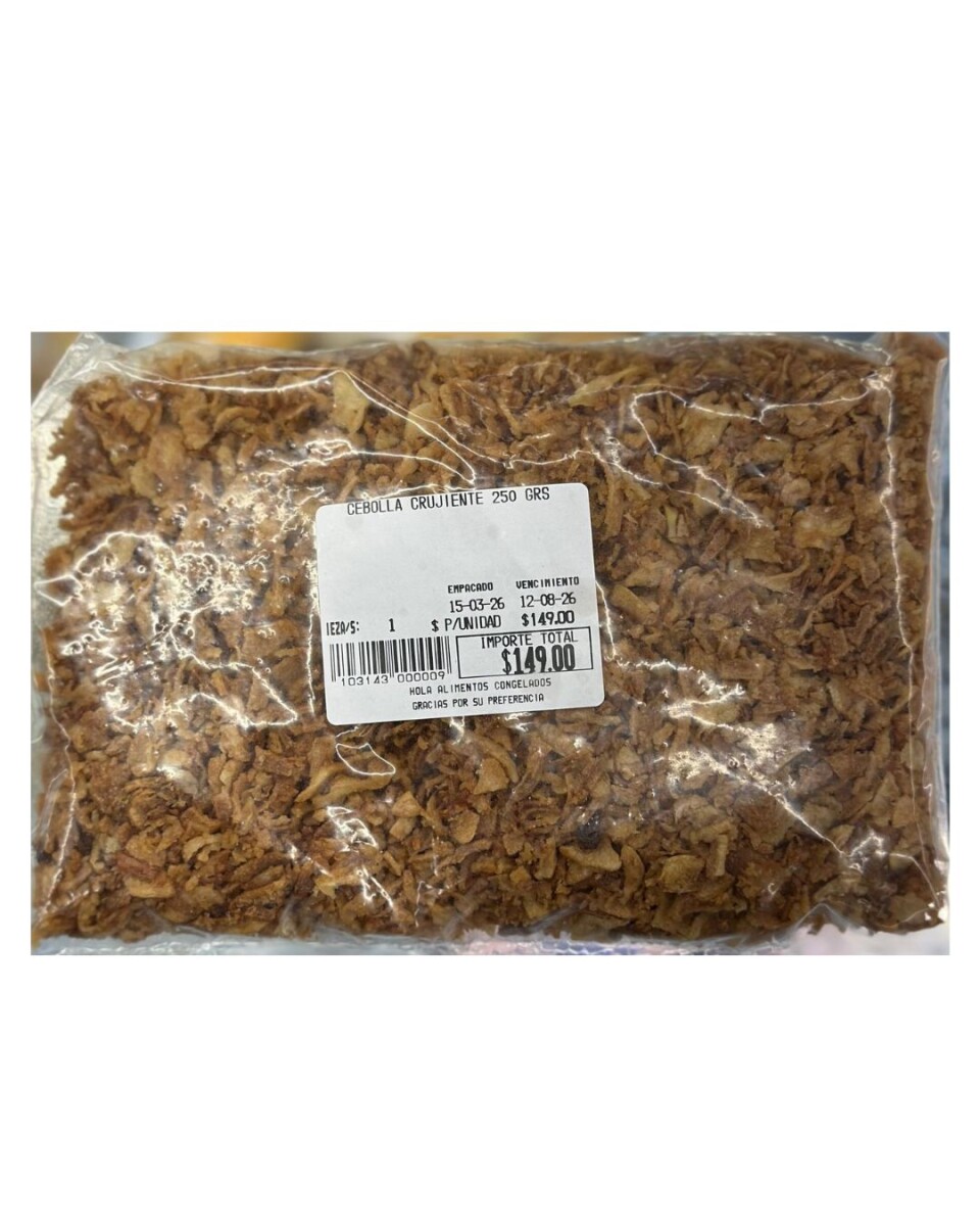 CEBOLLA CRUJIENTE 250 GRS 