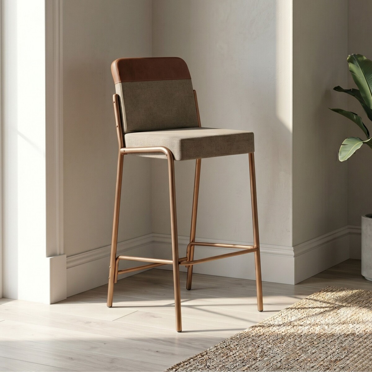 Banqueta Stool - Rose 
