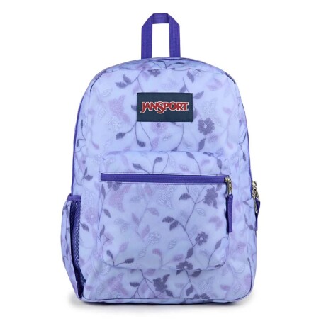 Mochila Escolar Jansport Cross Town Original Unisex Urbana Lines And Vines