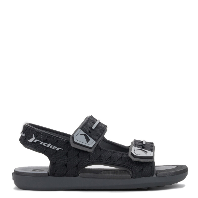 Sandalias Infantiles Rider Line Plus II Gris - Negro