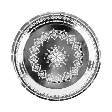 Platos decartables x12 con diseño navideños Platos decartables x12 con diseño navideños