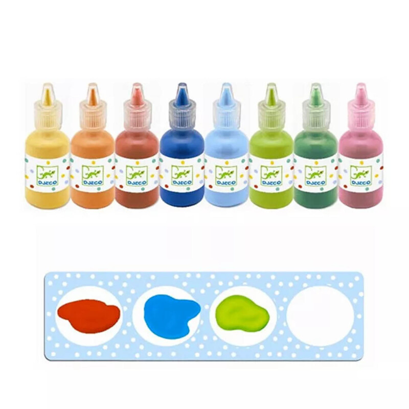 Tempera 8 colores Djeco Tempera 8 colores Djeco