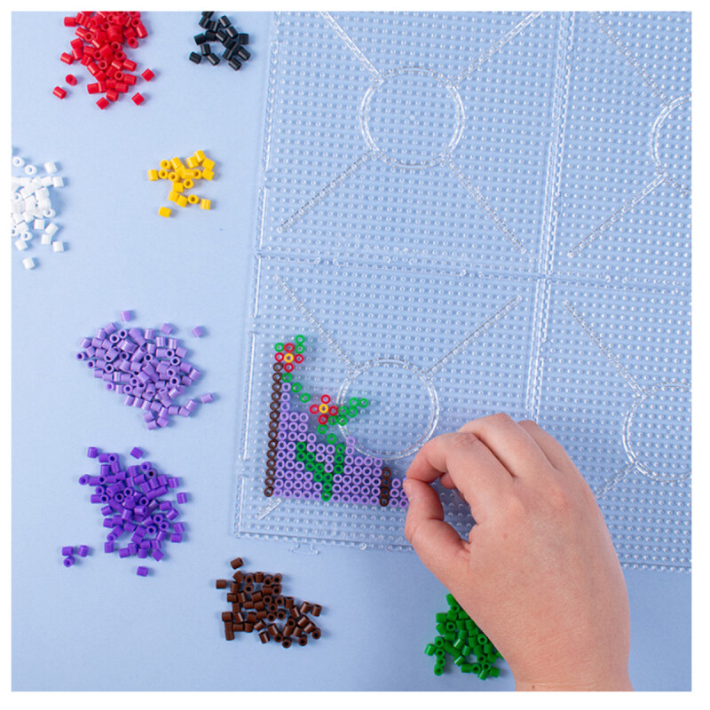 Cuentas Placa azulejo 2 piezas Hama beads Playbox Cuentas Placa azulejo 2 piezas Hama beads Playbox