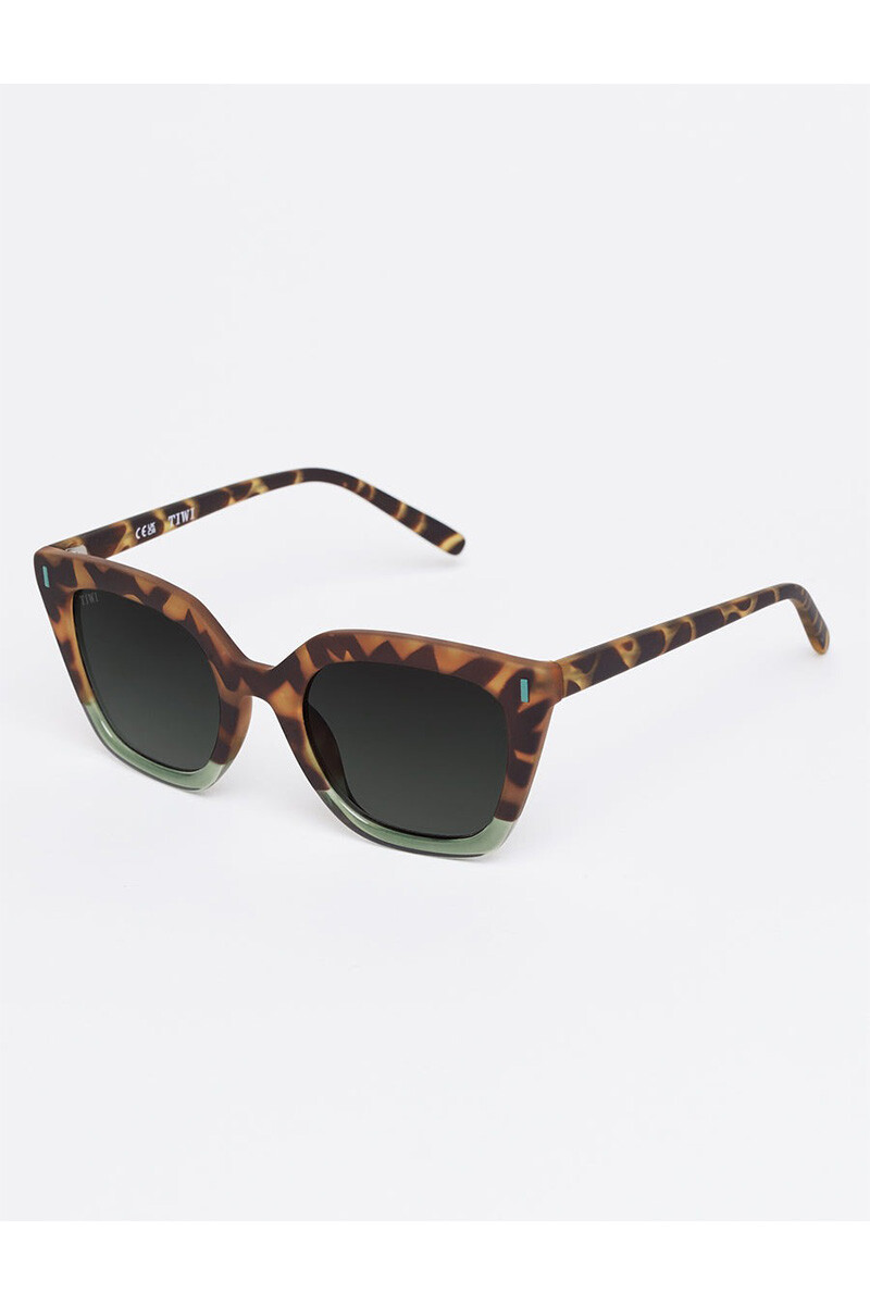 Lentes Tiwi Hale Bicolor Green Tortoise/green Lenses