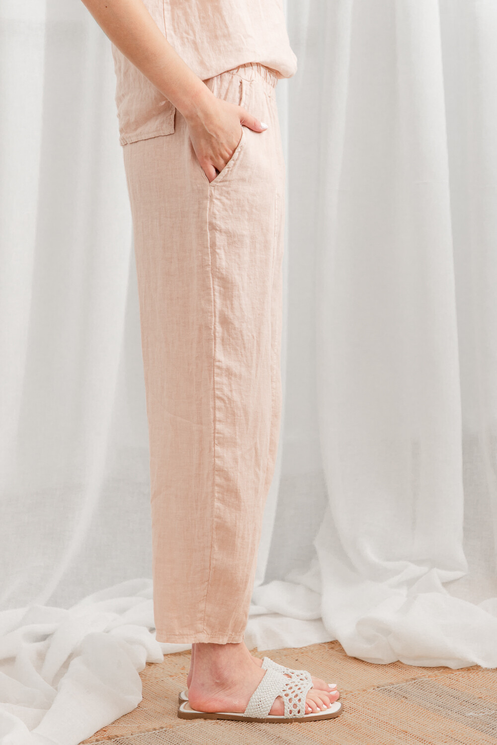 Pantalon Lucrezia Beige Claro