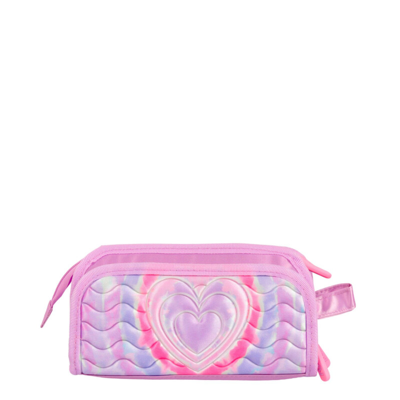 Cartuchera FOOTY Corazon Con Cierre Lila