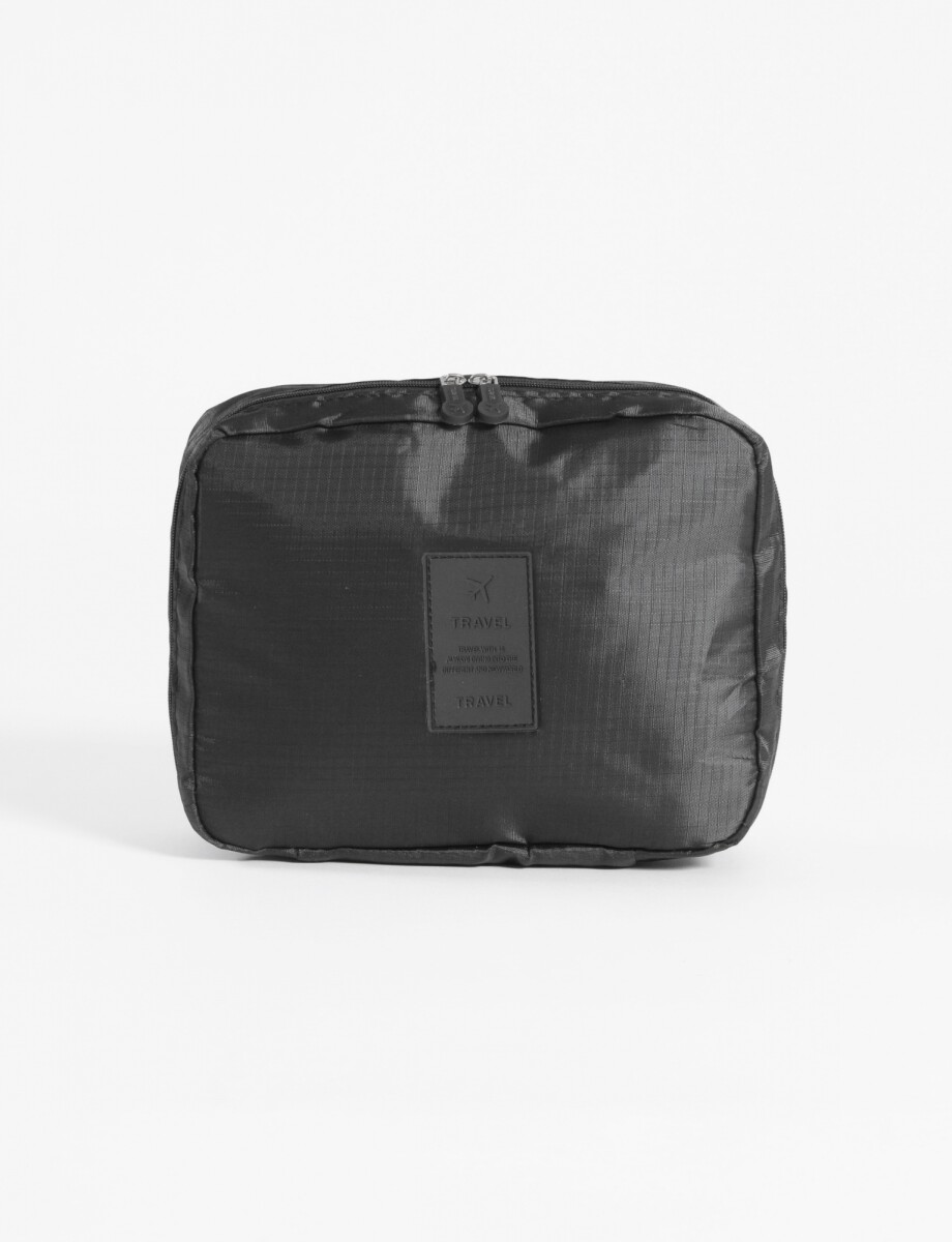 Organizador de viaje rectangular - negro 