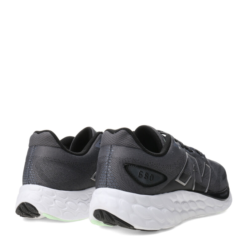 Championes de Hombre New Balance Running Course 680 V8 Gris Topo - Negro