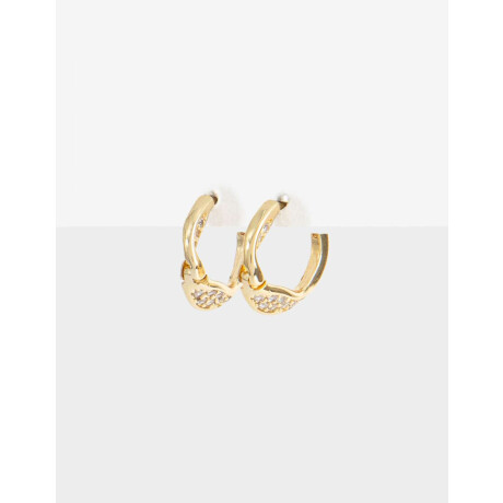 Aros Argolla De La Línea Delicates Dorado