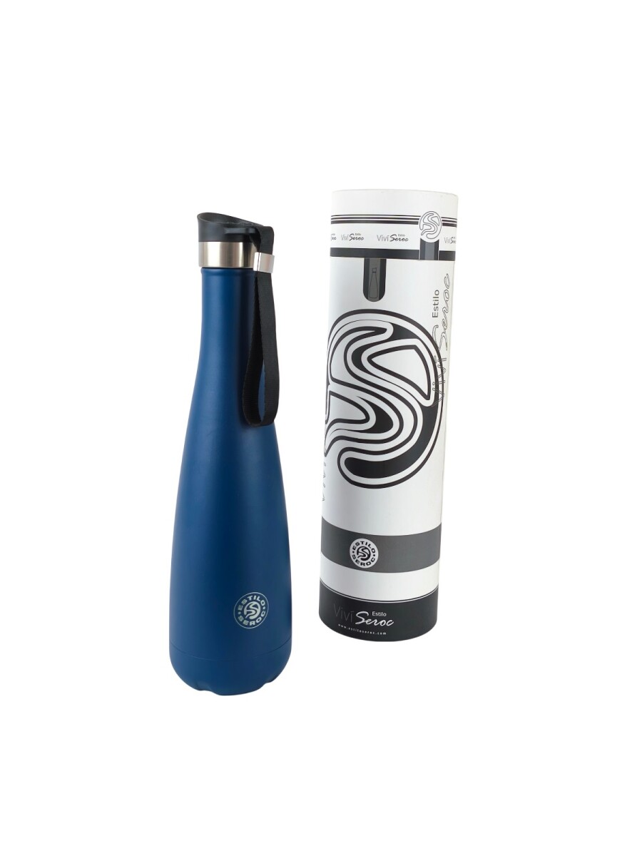 Termo de acero 750 ml - Azul 