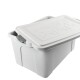 Set x2 Caja organizadora 70lts con tapa BLANCO