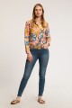 Camisa estampada rosa
