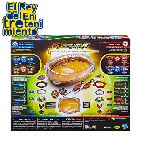 Estadio Beyblade 4en1 Completo C/ Trompo Hasbro Burst Estadio Beyblade 4en1 Completo C/ Trompo Hasbro Burst