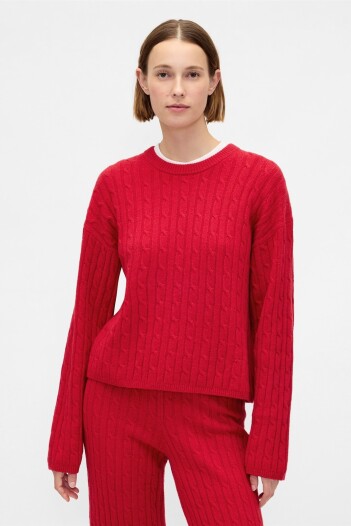 Buzo Cashsoft Ochos Mujer Modern Red