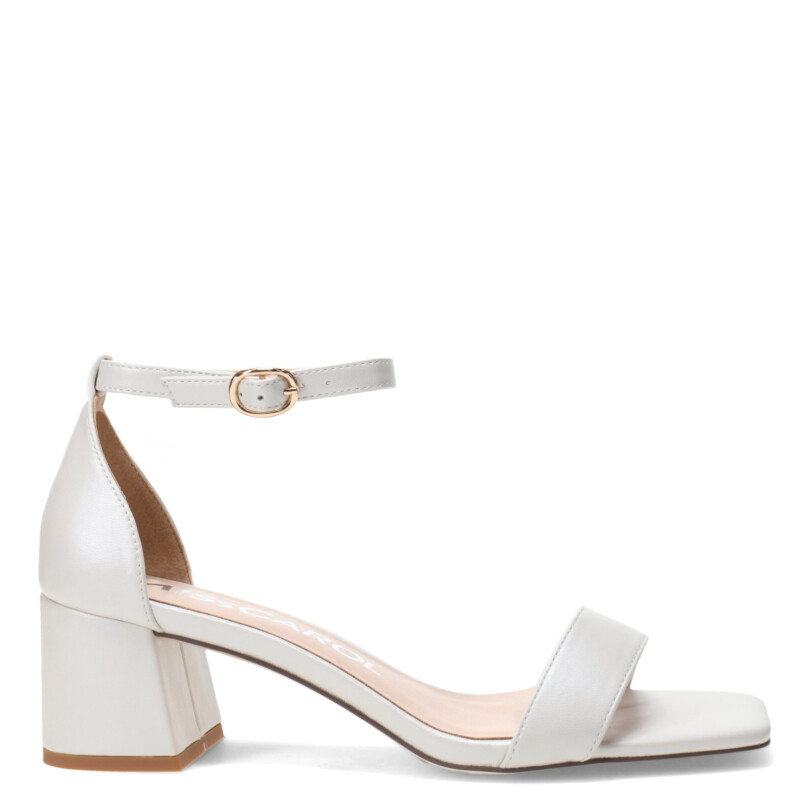 Sandalias de Mujer Miss Carol CLARAZ con taco Nude