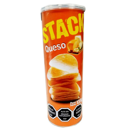 Snack papas stack tubo 135g queso Snack papas stack tubo 135g queso