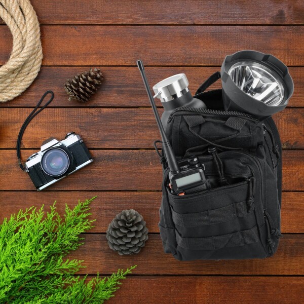 Morral Pechera Tactico Militar Bolso Cruzado Bandolera Molle Color Negro Lisa Clemur Morral Pechera Tactico Militar Bolso Cruzado Bandolera Molle Color Negro Lisa Clemur