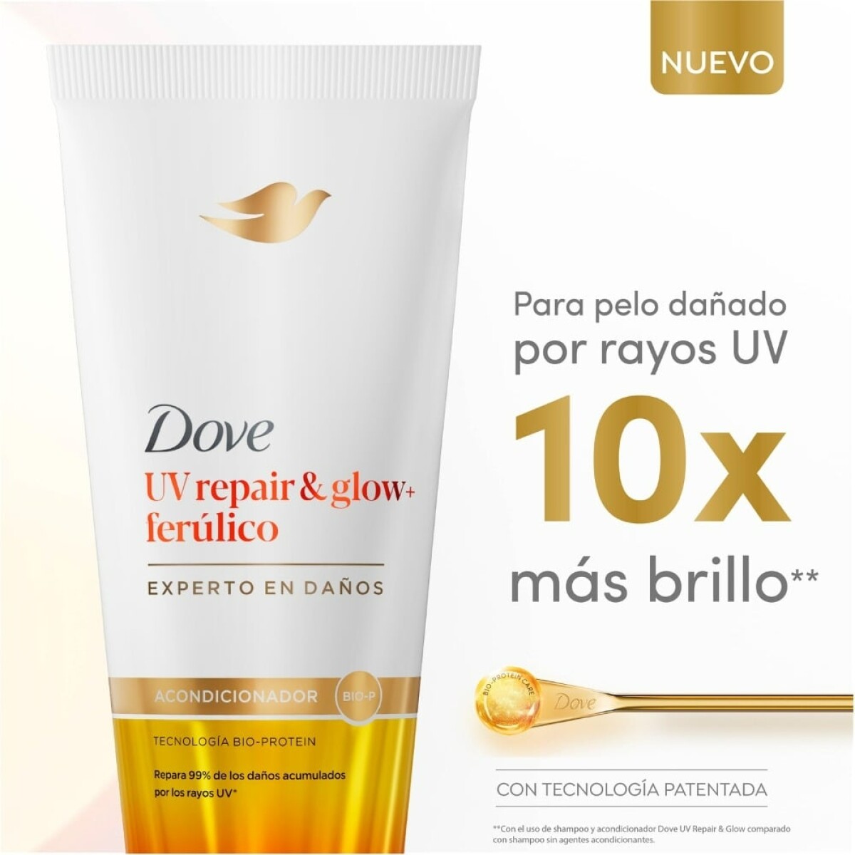 Acondicionador Dove UV Repair & Glow 250 ml 