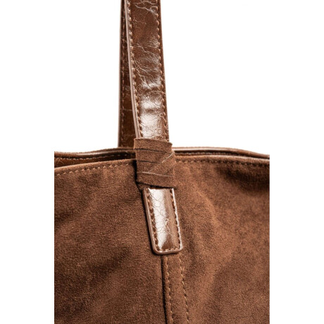 Travel Bag Gamuza Vegana Chocolate