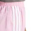 Short Adidas Pacer Training 3 Rayas Rosado