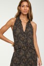 VESTIDO LARGO PAISLEY Estampado