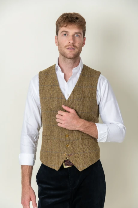 Chaleco Lana Harries Collection Tweed