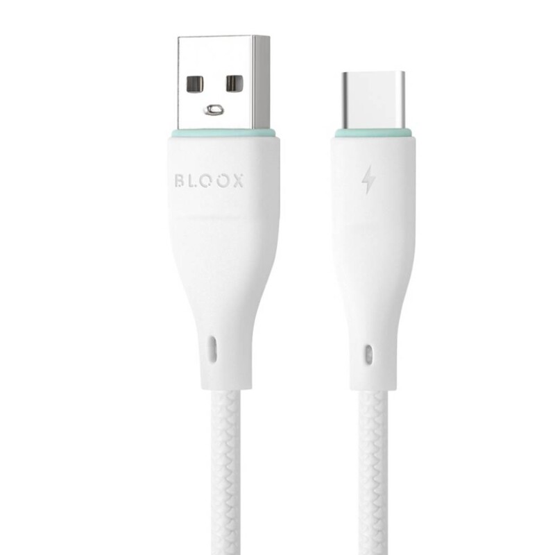 Cable Usb C Tipo C 2.4a Acordonado 2 Metros Bloox Cable Usb C Tipo C 2.4a Acordonado 2 Metros Bloox