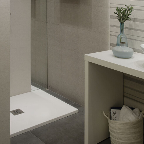 PLATO DE DUCHA DE 80X100 BLANCO EN FIBRA DE VIDRIO NOKEN 000