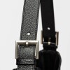 Bolso Signature en cuero graneado Negro