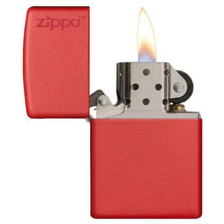 Encendedor Zippo Logo Rojo 0