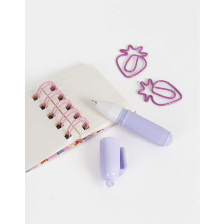 Mini Set De Librería En Carterita Combinacion Multicolor