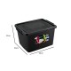 Set x6 Caja organizadora 20lts NEGRO