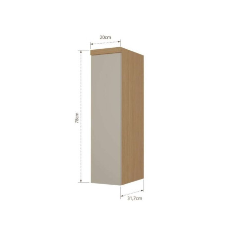 Aereo Condesa 20cm Marron/Gris