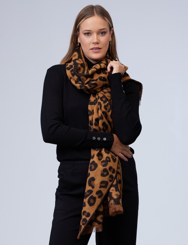 Pashmina Printed TOSTADO/MULTI