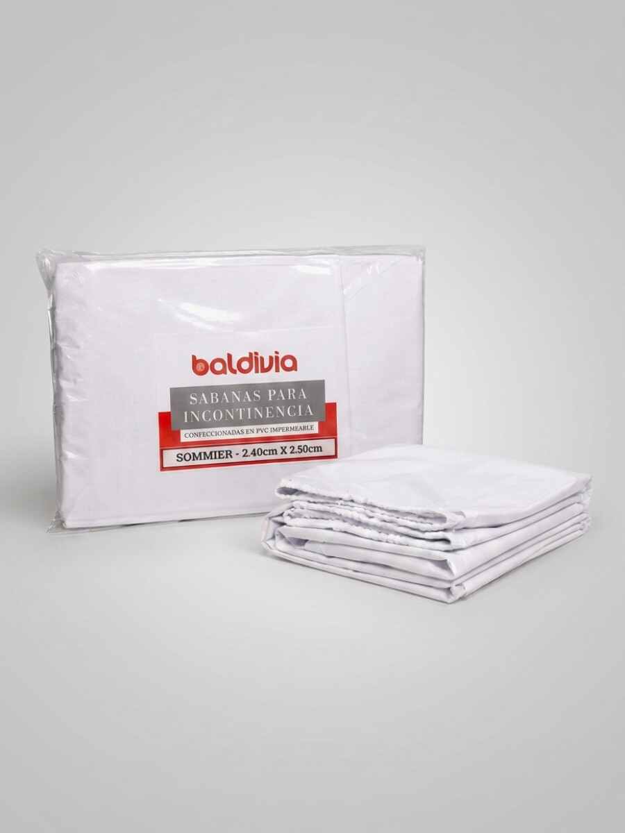 SÁBANAS IMPERMEABLES - SOMMIER KING - liso 