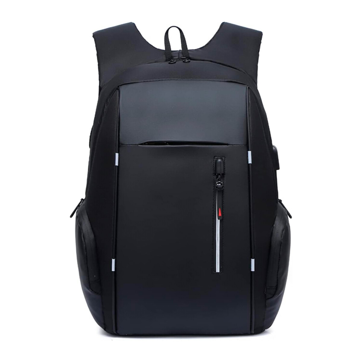 Mochila Impermeable Antirrobo Urbana USB Notebook Casual - Variante Color Negro 