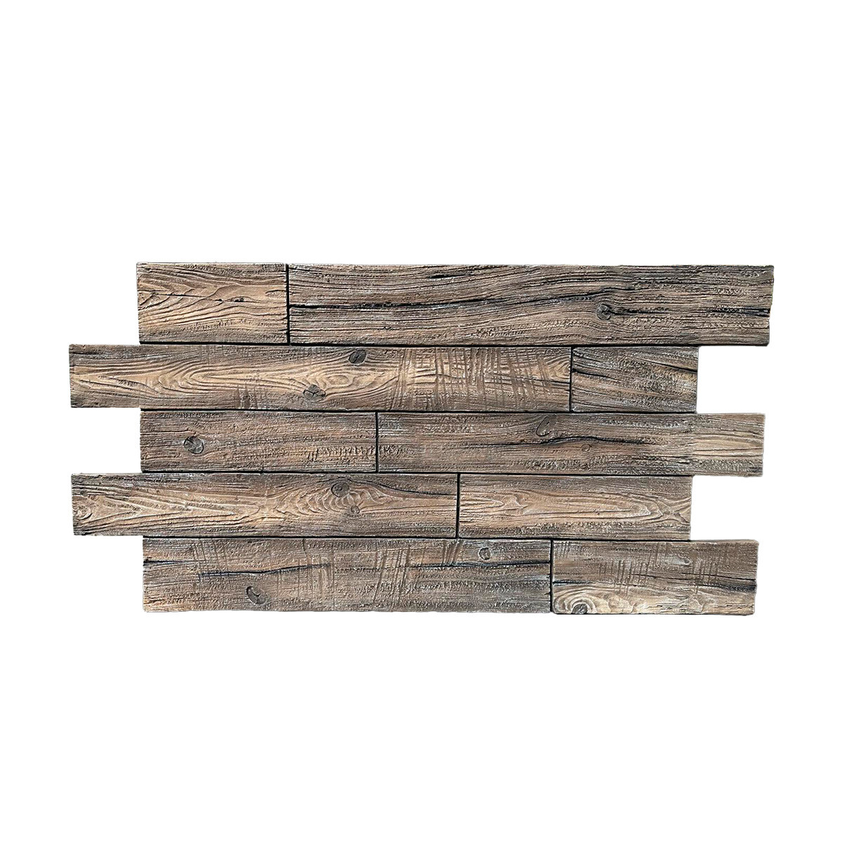 Revestimiento Para Exterior De Poliuretano Imitación Madera /  Placa De 200x100 Cm Color 2 