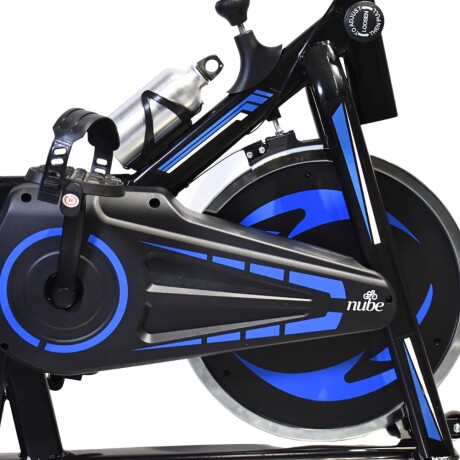 Bicicleta estática spinning Fit Smart SB01A 6kg Azul