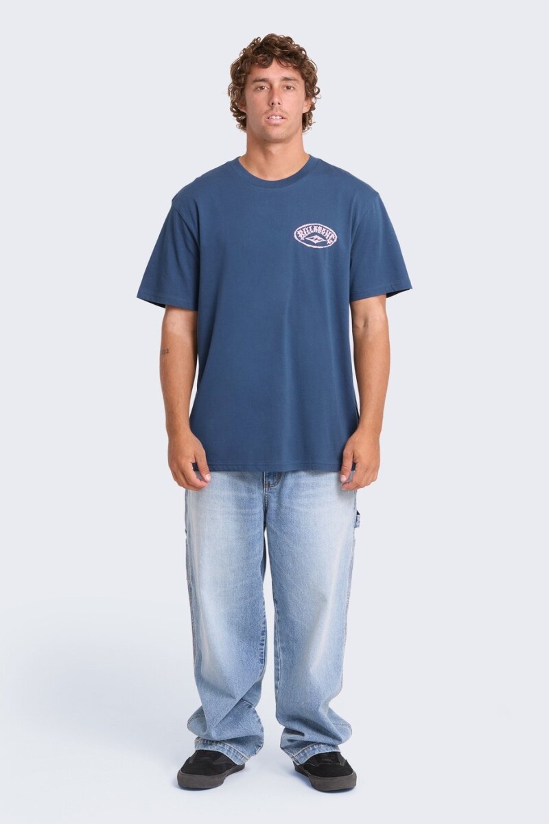 REMERA REVERSE PREMIUM SS A-azul