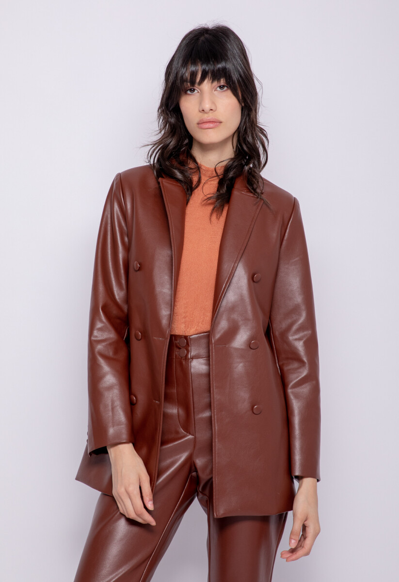 BLAZER HUANG - Marron 