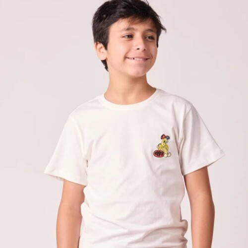 Remera Niño Rusty Blanco