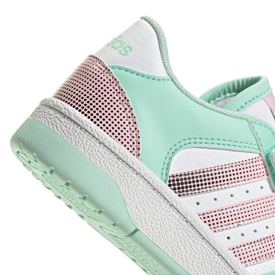 Championes de Niños Adidas Break Start Blanco - Menta