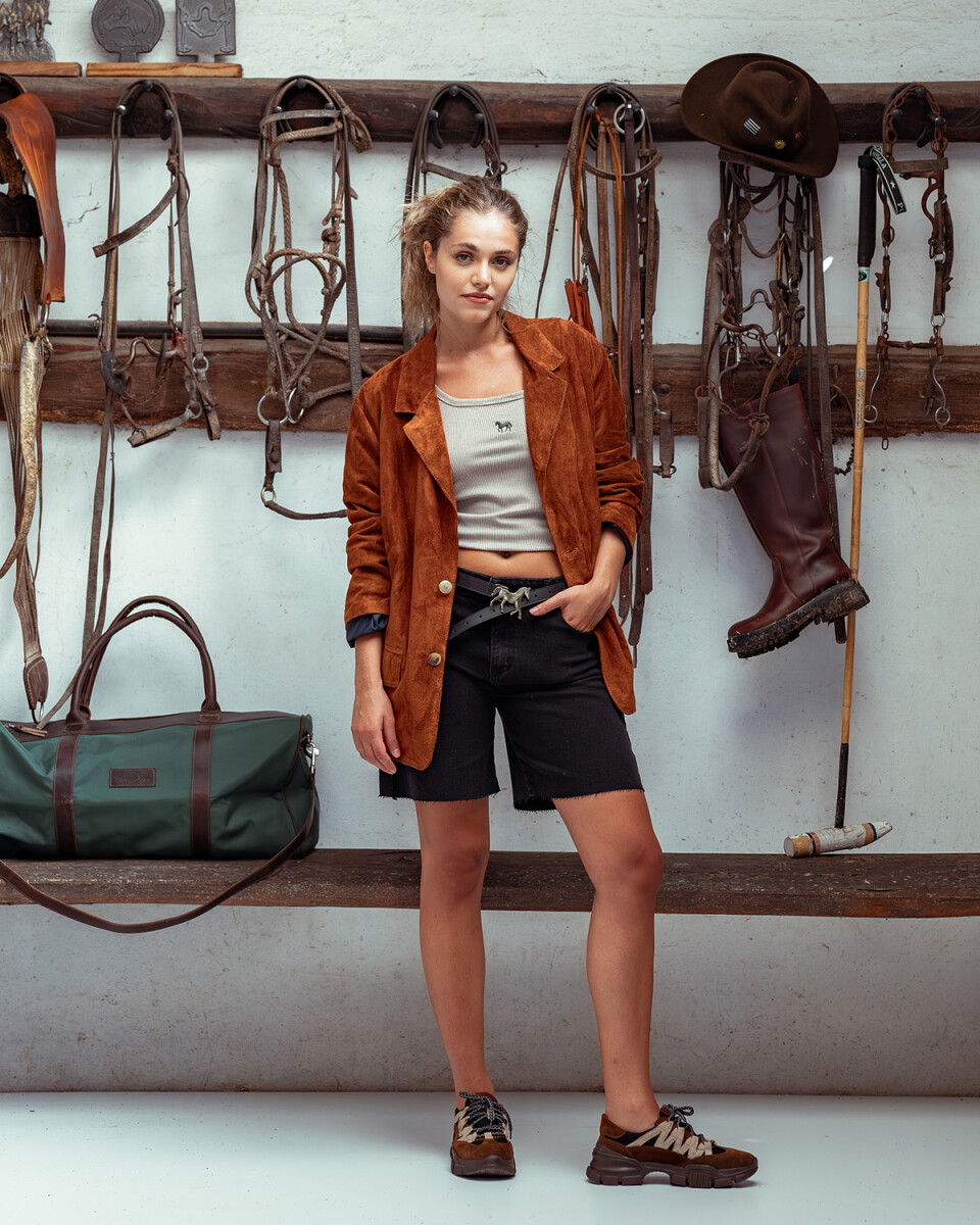 Horsy T Shirt - Beige / Crudo 