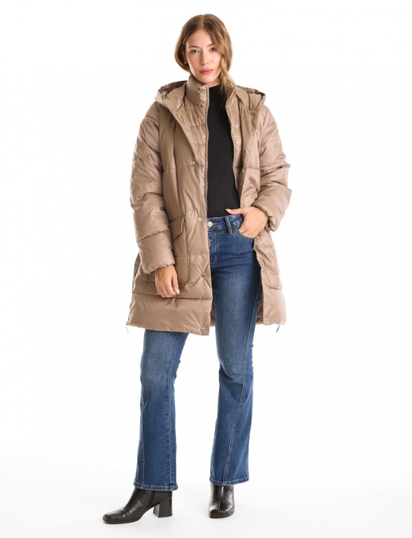 Campera Abrigo TOSTADO