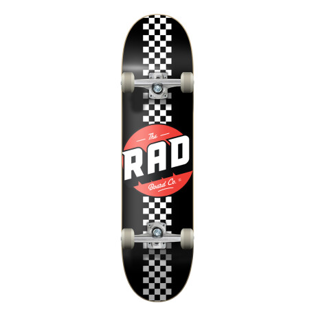 Skate Completo Rad Progressive 8.0" - Stripes - Black / White Skate Completo Rad Progressive 8.0" - Stripes - Black / White