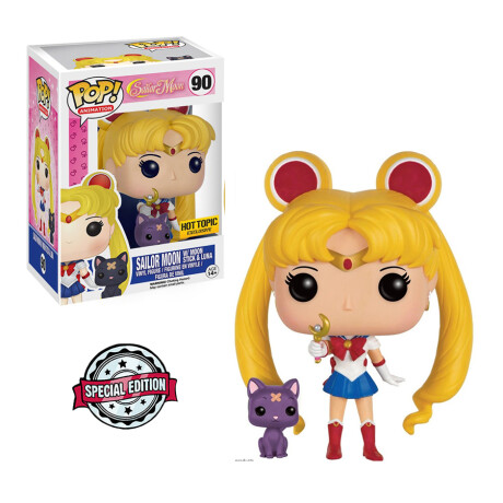 Sailor Moon with Moon Stick and Luna [Exclusivo] - 90 Sailor Moon with Moon Stick and Luna [Exclusivo] - 90