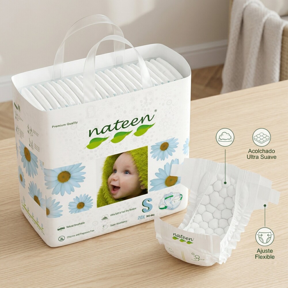 Pañales de Bebé Nateen Premium Simple