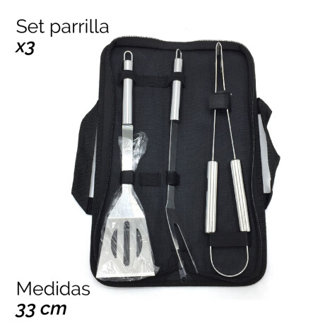 Set Parrilla X3 En Estuche C/asas 2381 Set Parrilla X3 En Estuche C/asas 2381